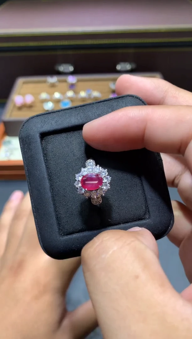 红宝石戒指未镶嵌K53【多样性发其一】