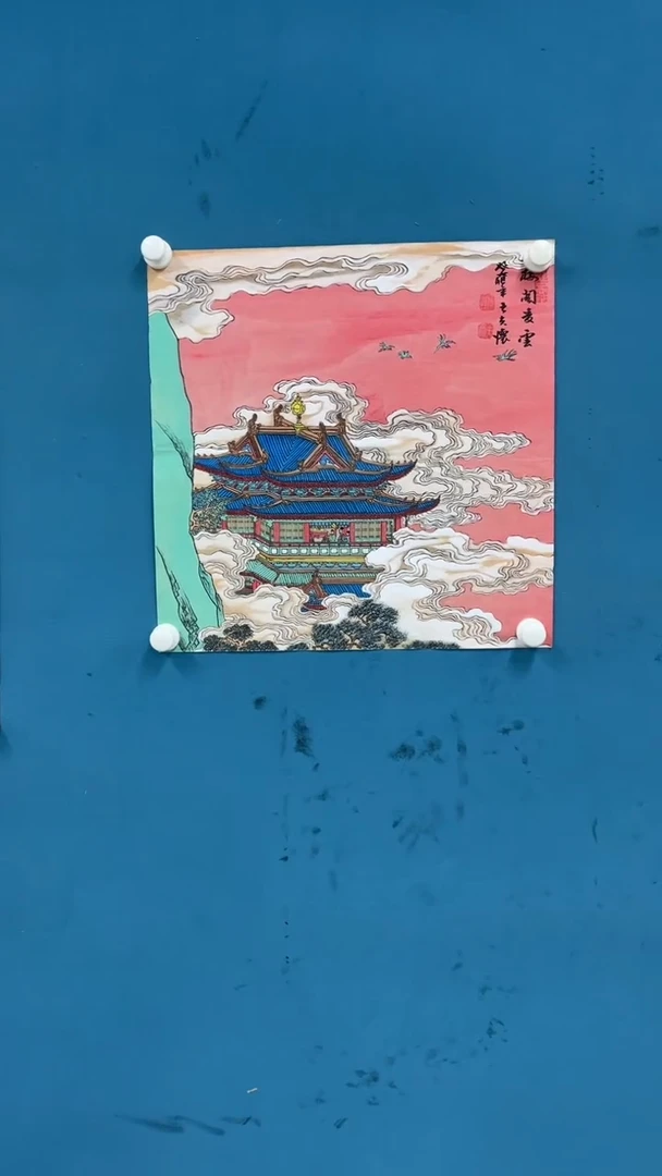 国画10.9-展厅-王夫怀-斗方-22