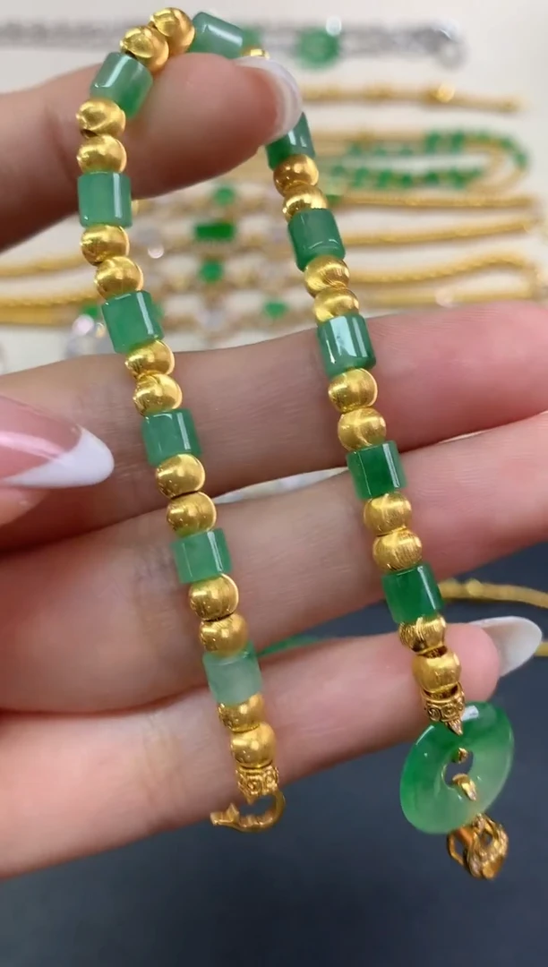 未镶嵌手链翡翠手链|23800