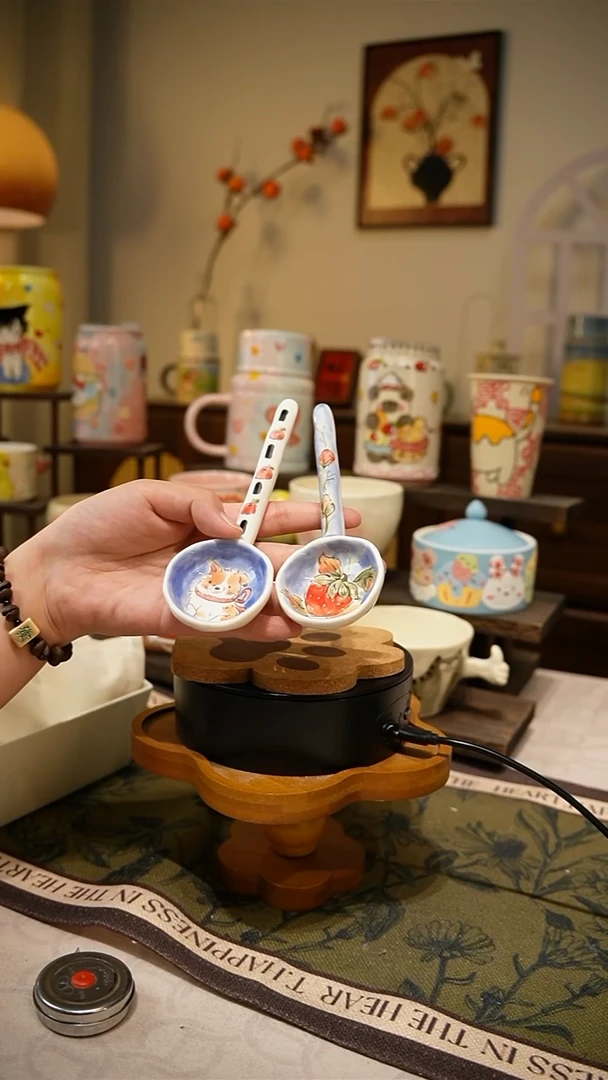 杯子【不带盒子】753高温釉下彩