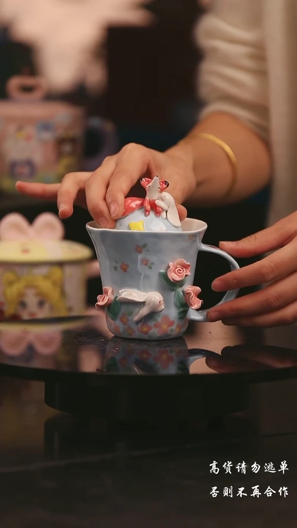 陶瓷景德镇可爱设计师款陶瓷