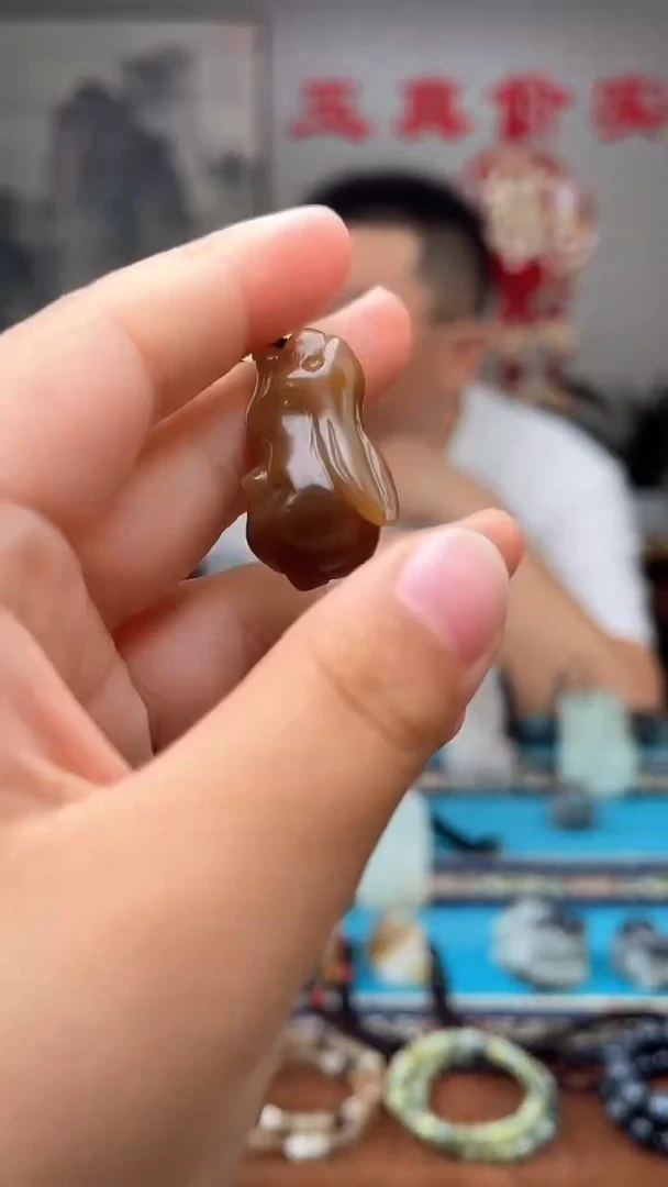 和田玉未镶嵌挂件1