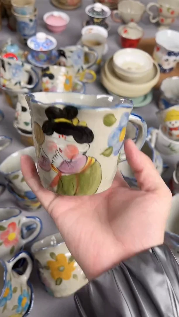 【闪购商品】瓷片景德镇手绘高温釉下彩陶瓷