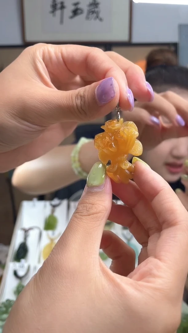 岫玉银S925镶嵌.财**宝多样性发货其中发一
