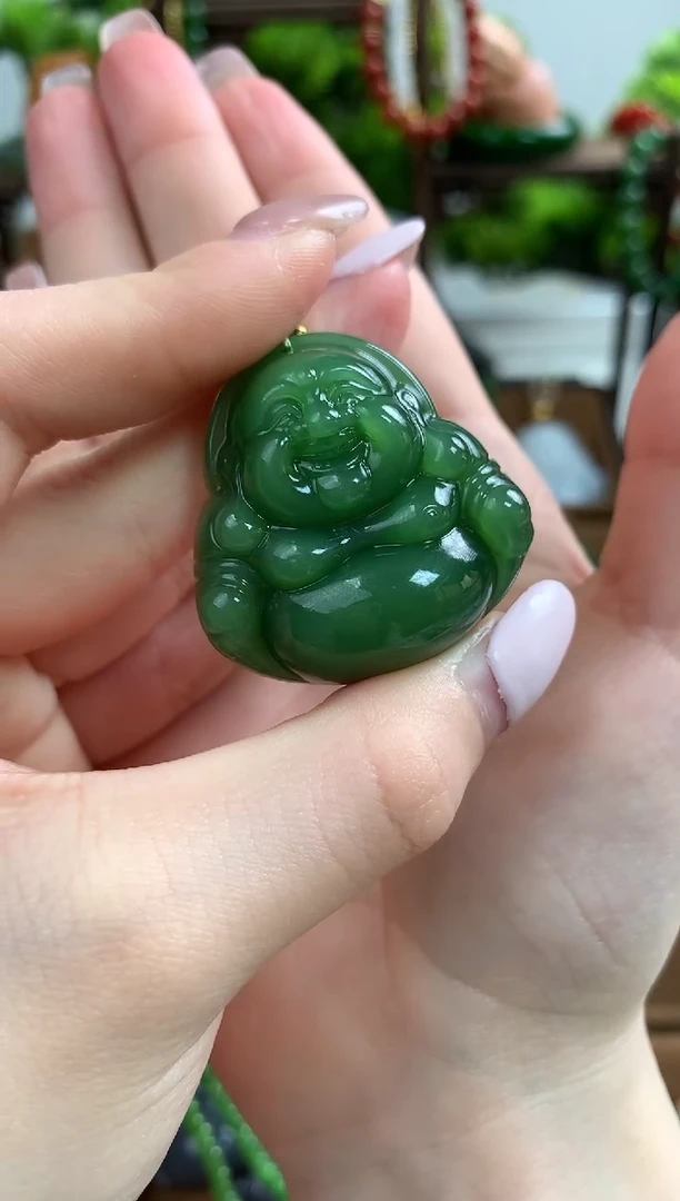 【闪购商品】和田玉颈饰未镶嵌吊坠35mm