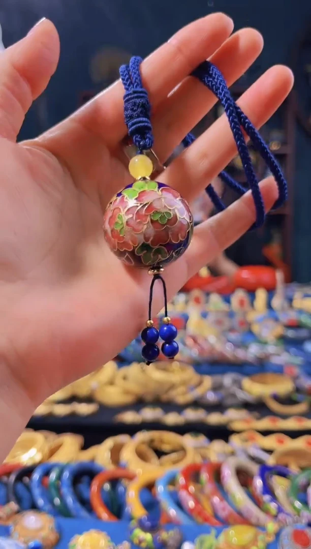 【闪购商品】非遗绝技 景泰蓝3.0项链 宝蓝