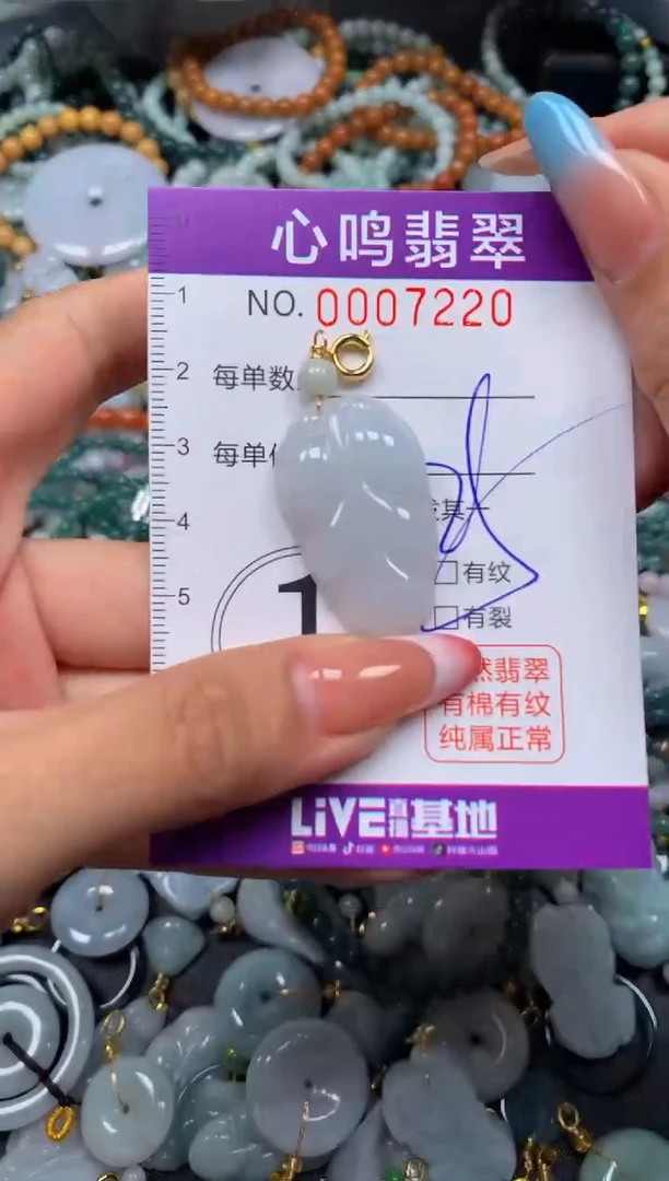 翡翠未镶嵌颈饰闪购007220