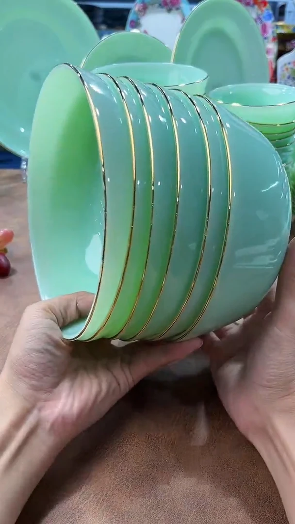 玉瓷6.5英寸饭碗6个景德镇陶瓷