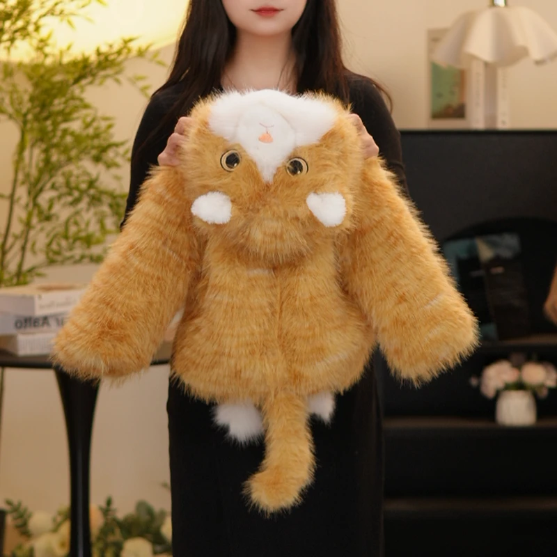 【R小橘猫】男女宝可爱卡通毛毛衣冬款儿童加绒加厚保暖毛茸茸外套