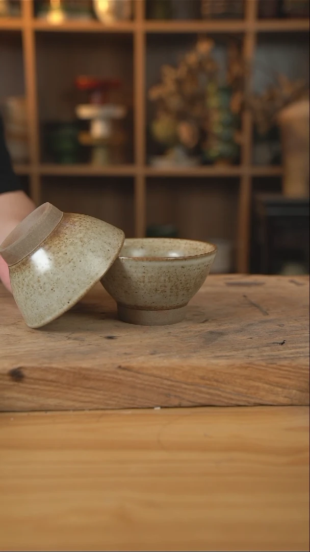 碗奶奶系列5.2寸高脚斗笠碗