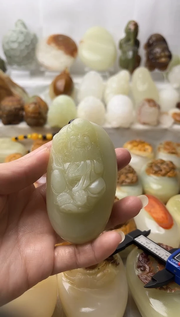 石材古青石棉纹正常不退换寿星