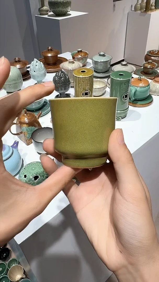 青瓷手工茶器包邮不带礼盒