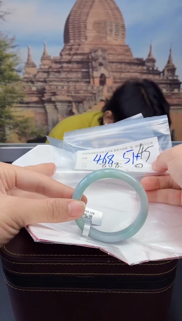 定制翡翠手镯未镶嵌毛货手镯需精细抛光/51.2