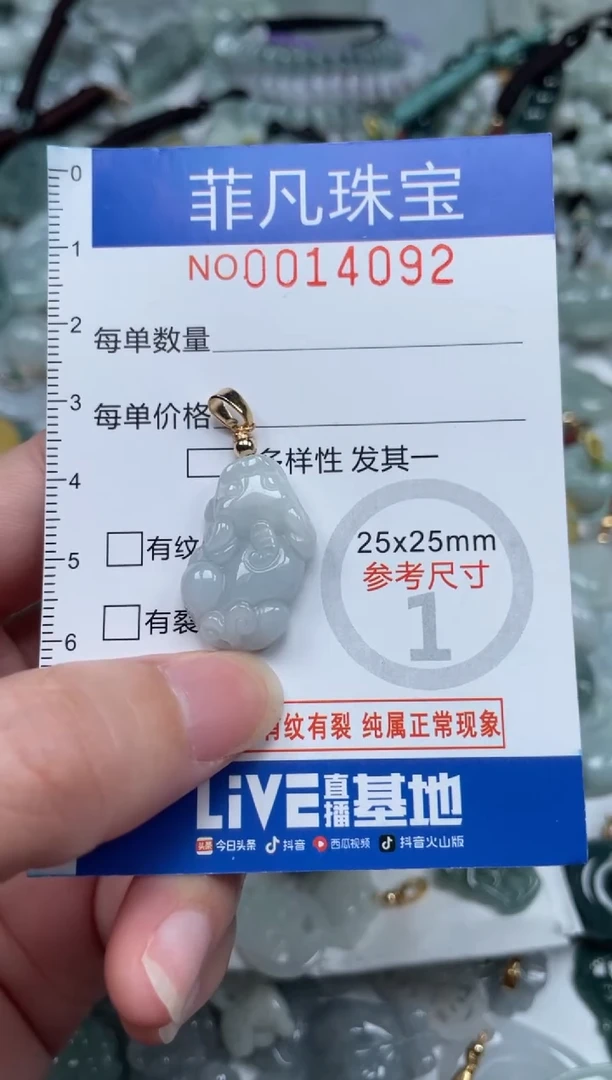 颈饰未镶嵌翡翠14092