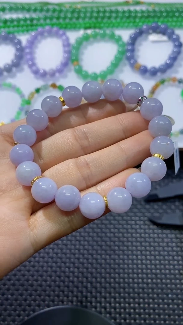 散珠翡翠卡10.8手串