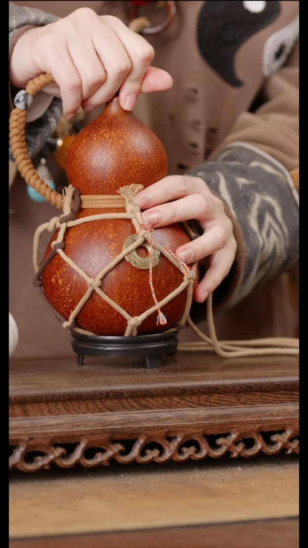 201号精品天然大漆酒葫芦一物一拍~