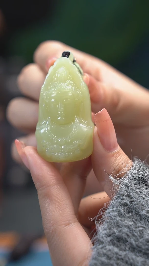 【闪购商品】和田玉吊坠(不含链)未镶嵌观音