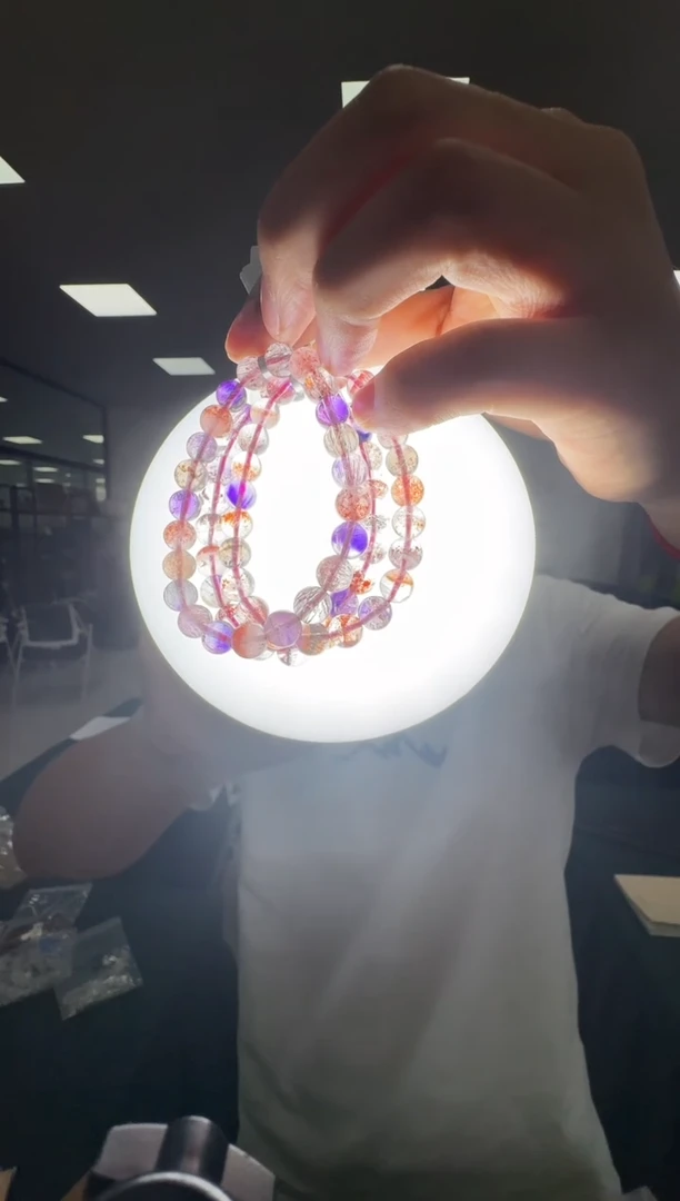 水晶手链未镶嵌GCK841 约8mm多样性发一件