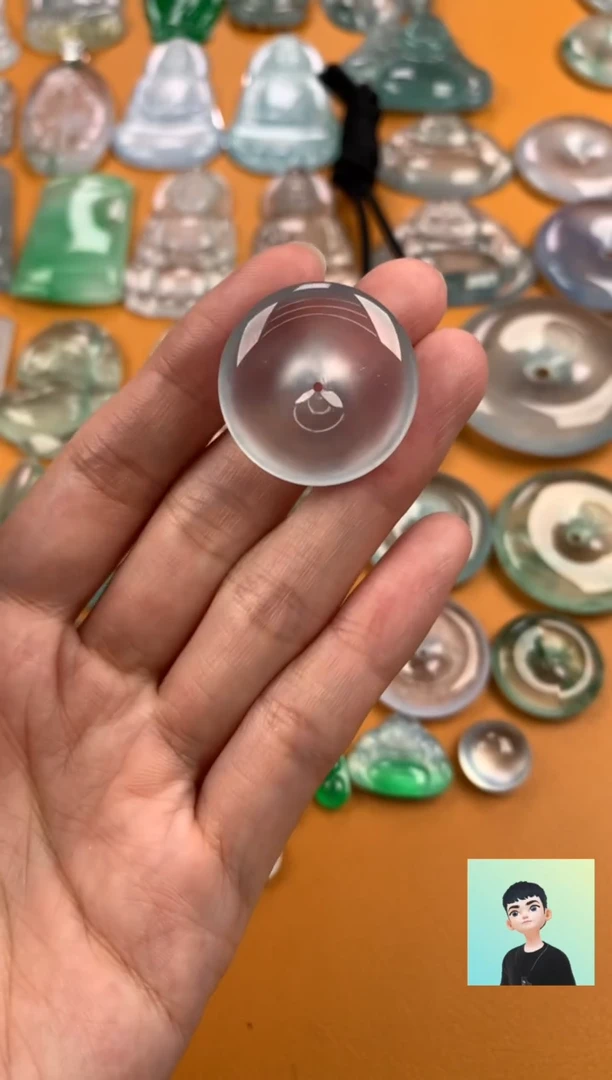 翡翠未镶嵌颈饰25.8-5.8