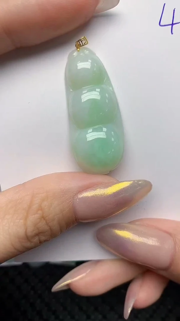 【闪购商品】翡翠颈饰18K金镶嵌天然翡翠A货