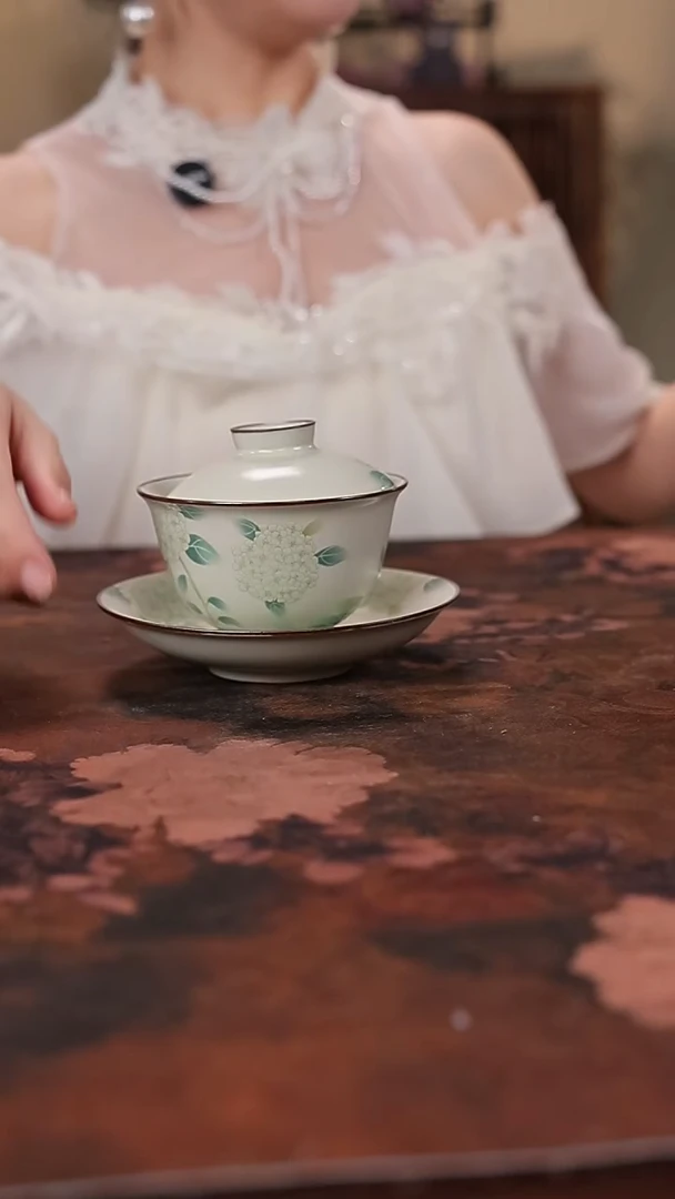 陶瓷茶具（无礼盒无茶盘）@@133
