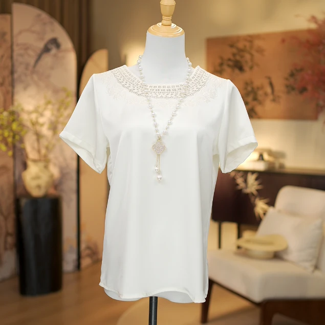 风有时 夏季新款镂空设计感上衣7797