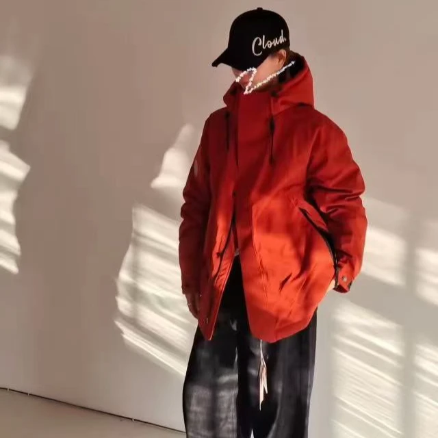 冬季百搭情侣款休闲户外防风防水保暖羽绒服