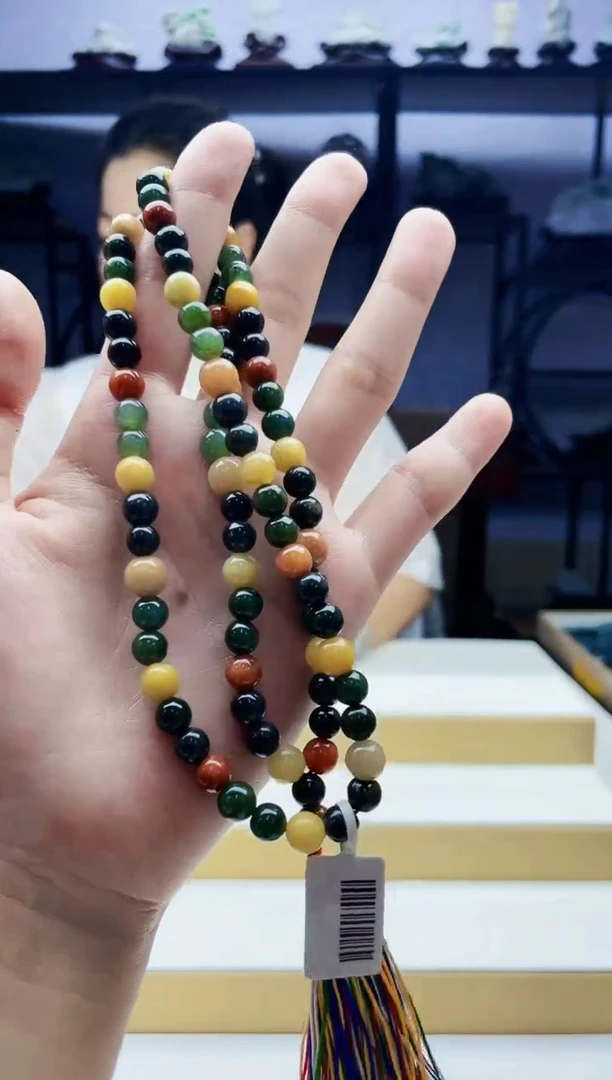 翡翠未镶嵌颈饰07250347多样性发其一