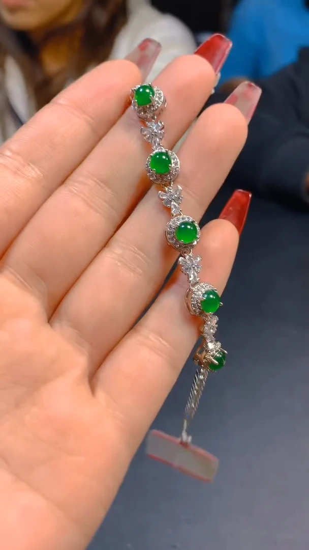 【闪购商品】翡翠手链未镶嵌0749742296多样性发一