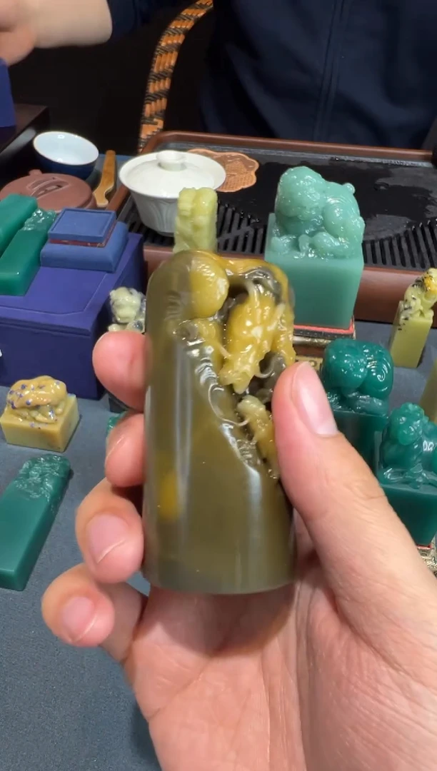 【闪购商品】青田石印石编号编号dqt3081