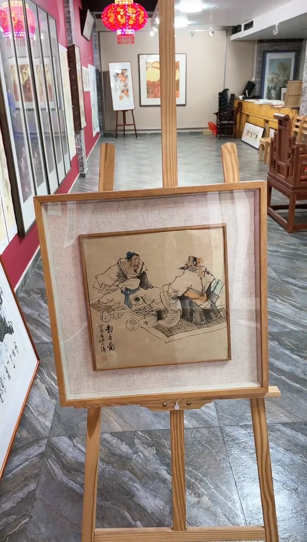 【闪购商品】绘画23林紫仪绘画作品34*34不带框