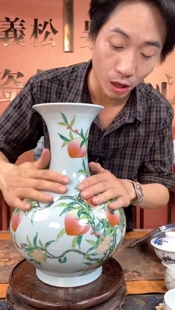 吴义松陶瓷联盟手绘陶瓷编码：8168