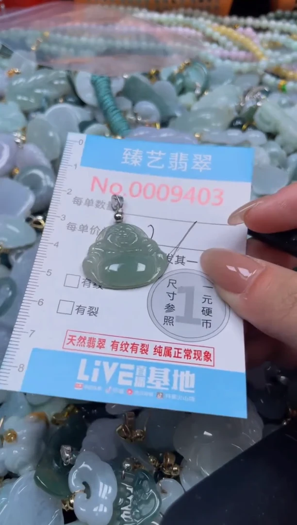 颈饰未镶嵌翡翠9403