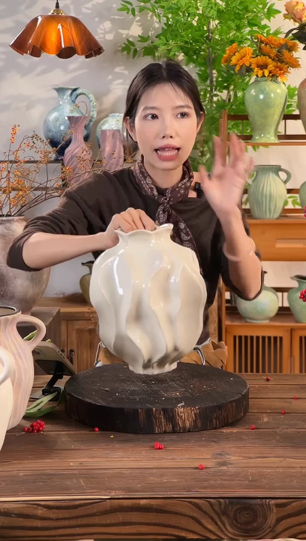 丝瓜纹-大号花瓶