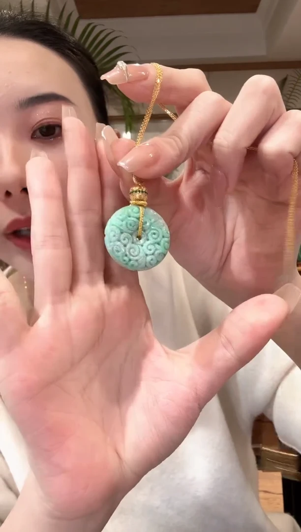 【闪购商品】翡翠颈饰未镶嵌国风