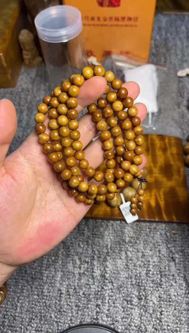 手串/手链楠木（金丝楠）生*经0.8/108影子波48