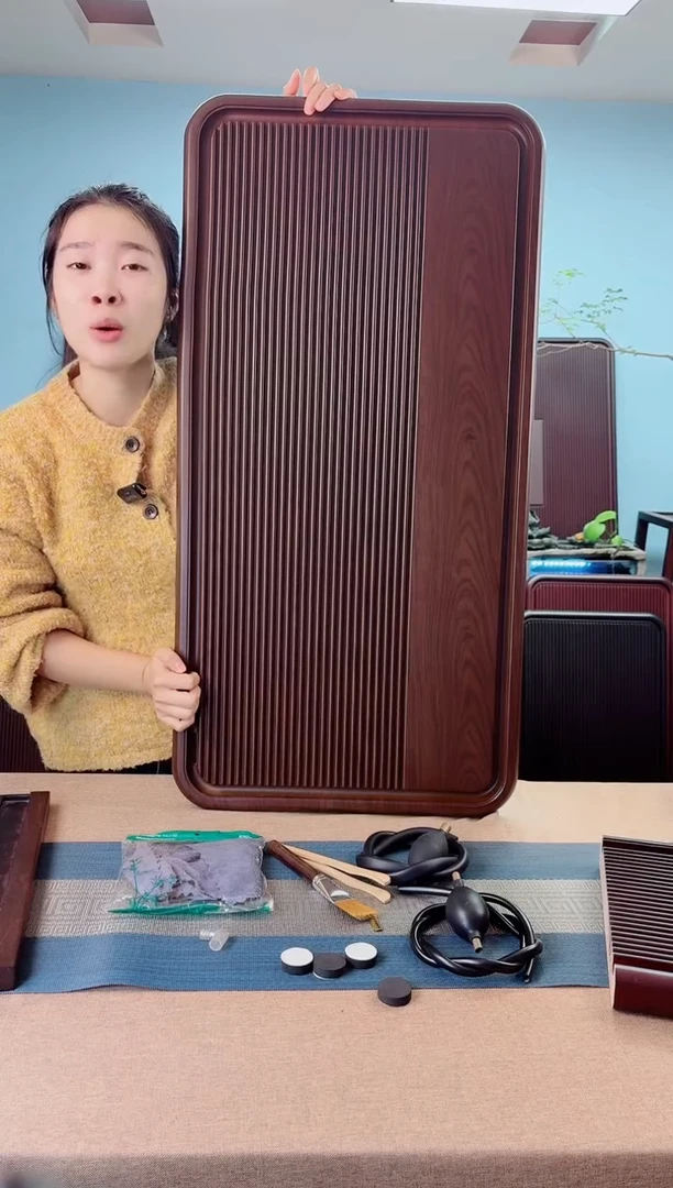 90*45*4云海黄色款式茶盘