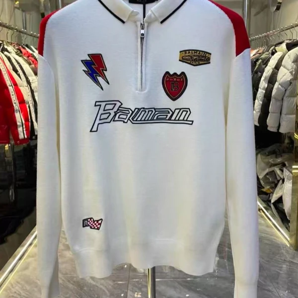 新款高端男士潮流百搭个性纽扣休闲羊毛衫202485