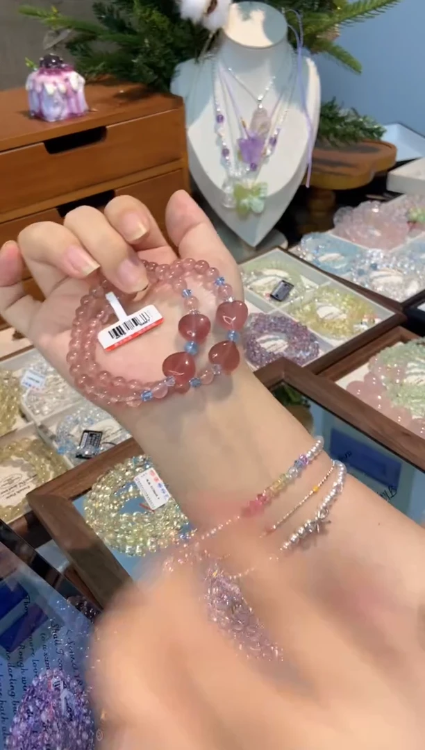 未镶嵌手串水晶孤品捡漏均匀瑕疵介意勿拍