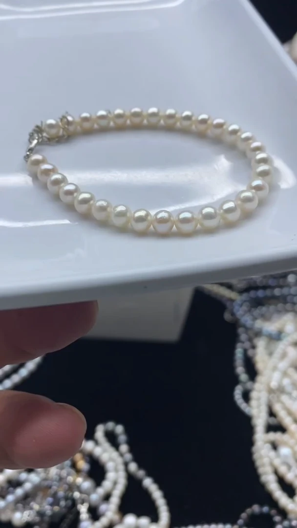 项链合金淡水珍珠1