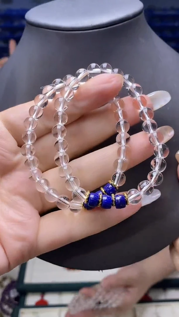 水晶手链未镶嵌  多样性发货发其一