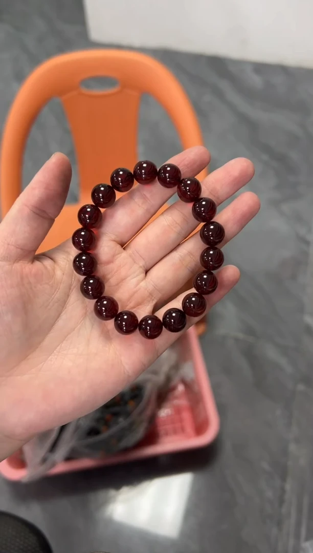 手链血珀未镶嵌血珀圆珠手串[多样发其一]