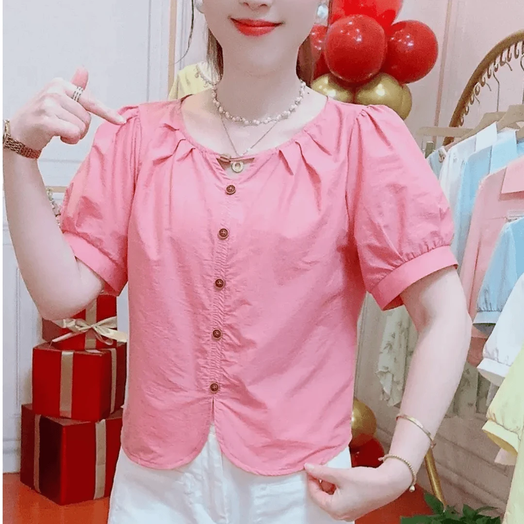 夏季新款气质休闲显瘦2025超时尚简约减龄衬衫974百搭复古