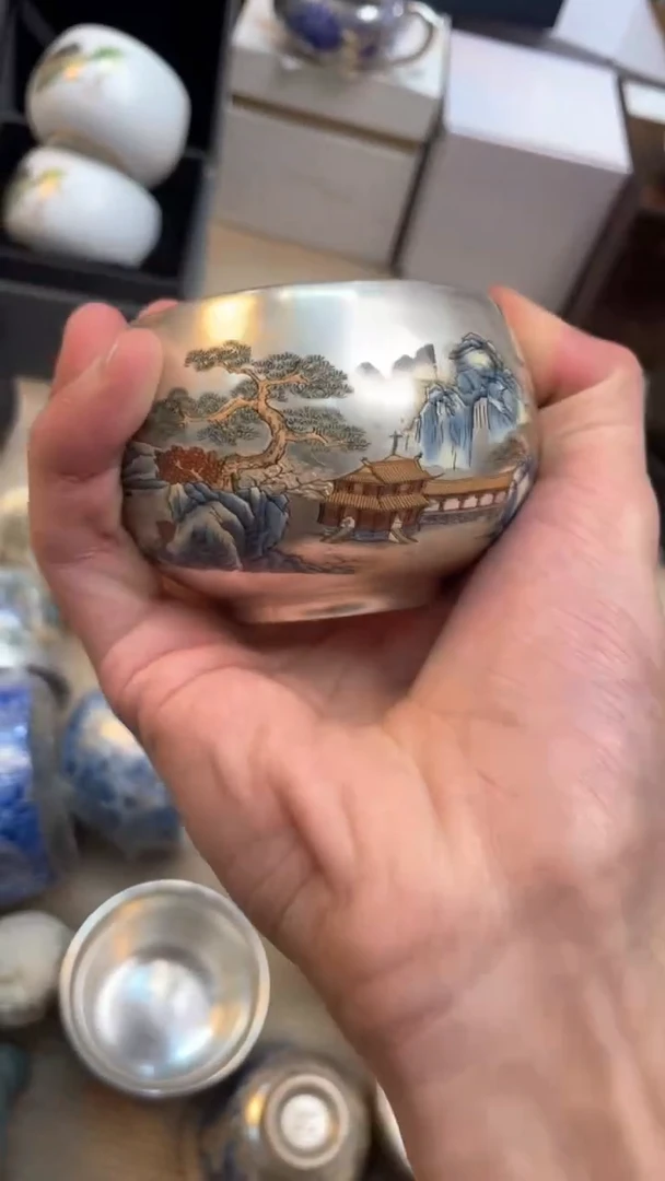 【闪购商品】瓷片@@@@@@@@@@@@@山水雅居主人杯