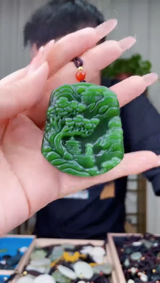和田玉未镶嵌挂件拍一发一，多样性发货！