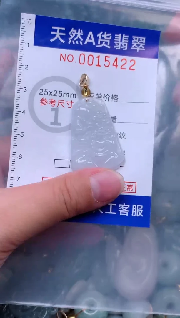 吊坠(赠链)未镶嵌翡翠1