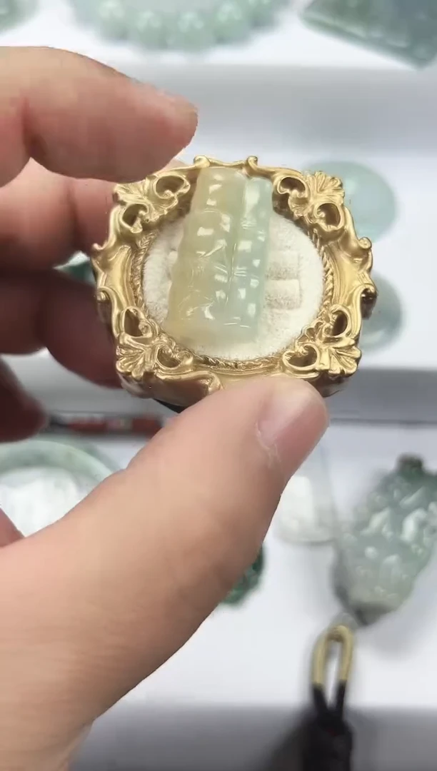 颈饰未镶嵌翡翠天然缅甸A货翡翠
