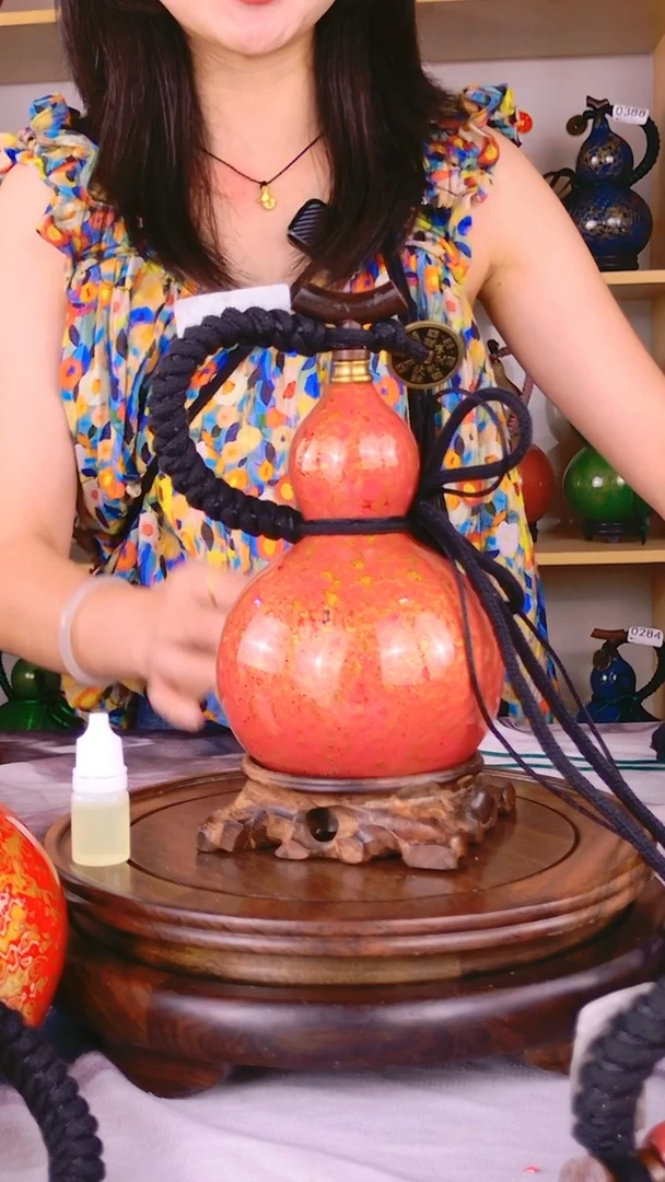 0502大漆酒葫芦 送葫芦就是送福禄啦