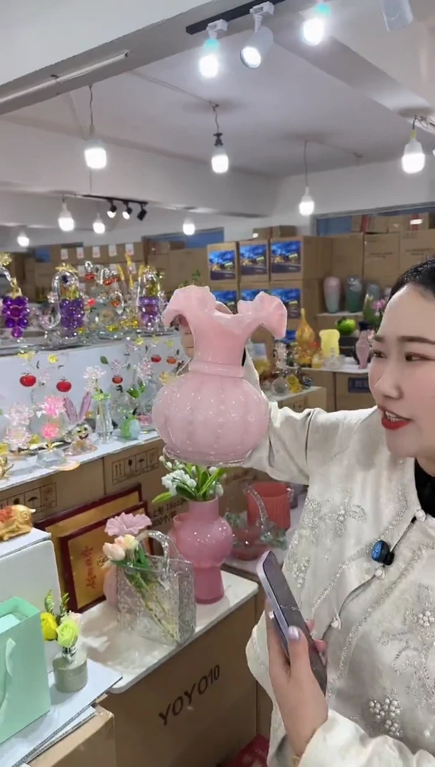 【闪购商品】无铅玻璃玖月花器A-品10