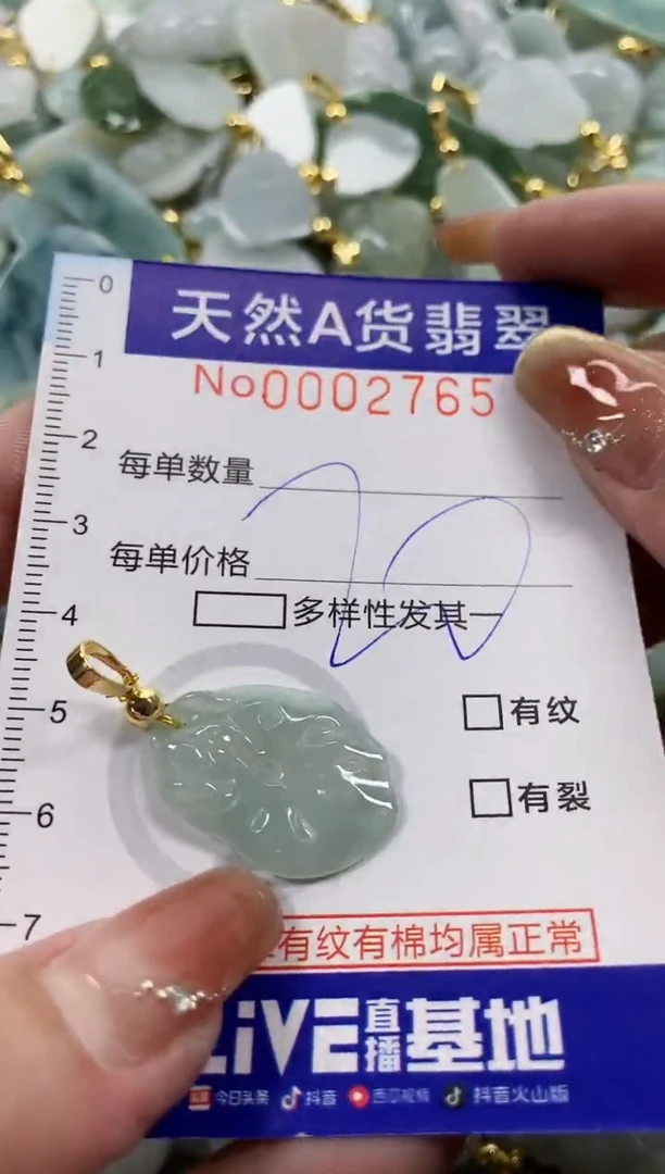 颈饰未镶嵌翡翠天然A货翡翠